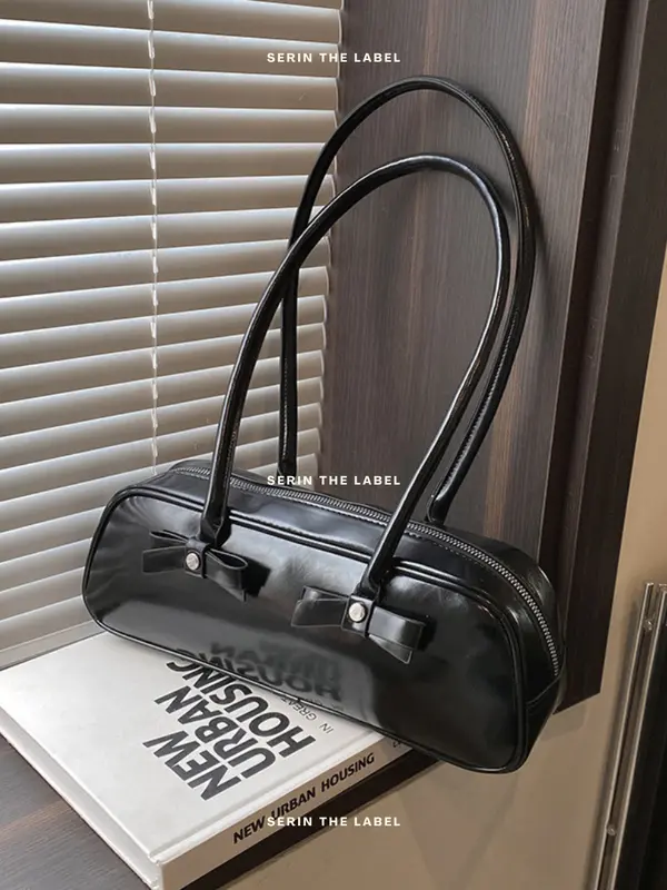 SERIN - JENNI - BAGUETTE BAG | Tas Bowling Y2K Bag | Tas Pita Coquette | Tas Wanita Shoulder Bag Korea 6