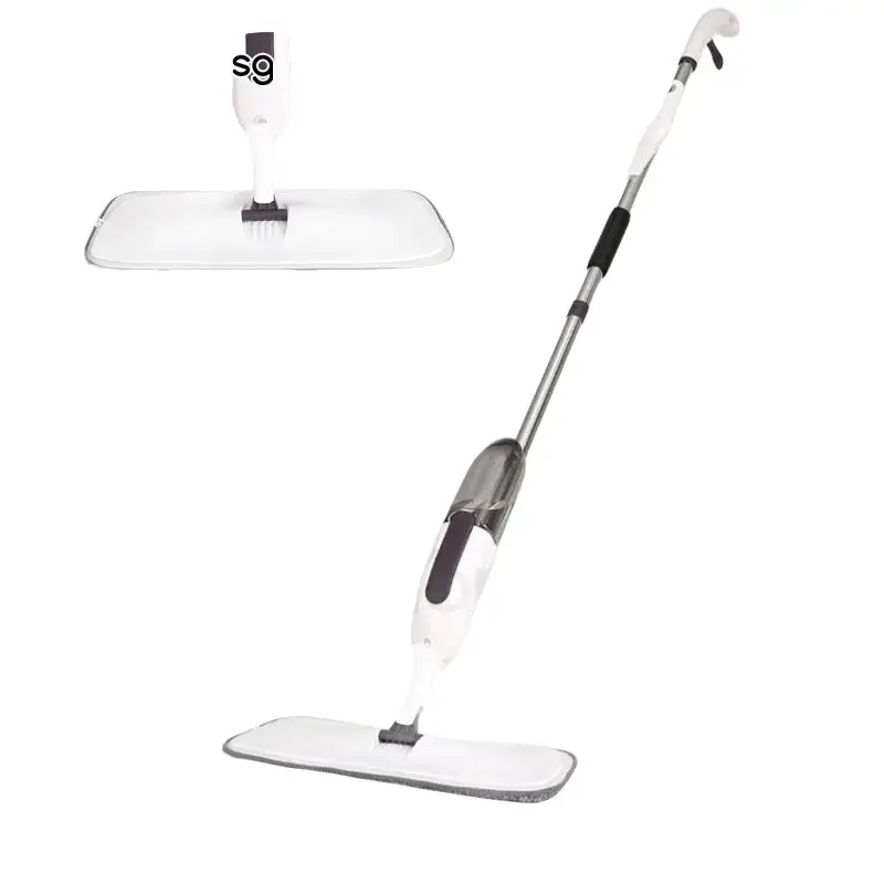 Spray Mop 360 Rotating Cleaner Water Spray Mopping Hands-free Microfiber Lazy Mop Dual Use Wet Or Dry Lightweight Set Brush Pad Traditional Cleaning