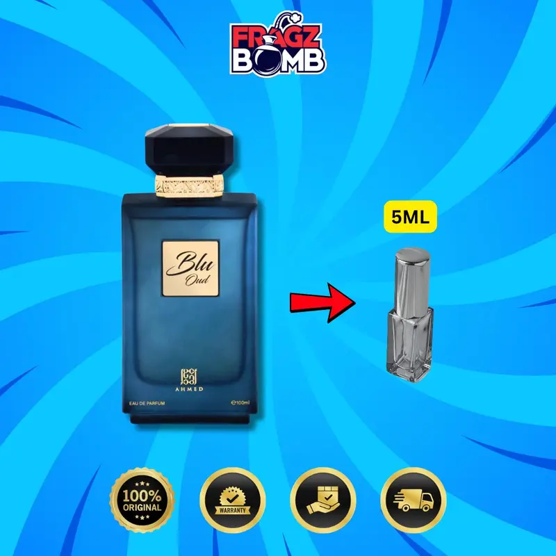 [DECANT] Blu Oud Ahmed Al Maghribi - Parfum Pria Tahan Lama 3