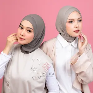 Hijab Instan Daily Viscose Rayon Airy Annya Size S Bergo Instan Hijab Sport Kenkinian Nyaman Dan Stylish
