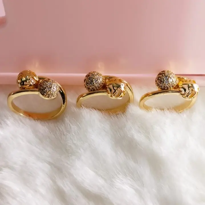 Cincin boba model dewasa terbaru gold