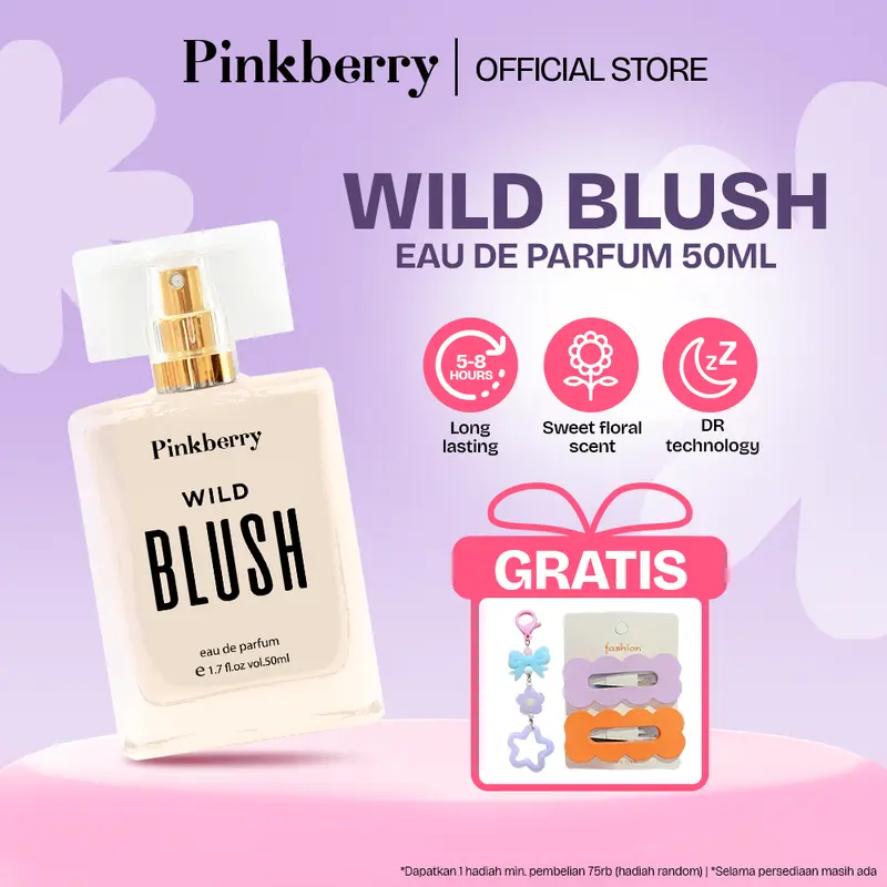 Pinkberry Eau de Parfum Wild Blush 50ml - Parfum wanita 0