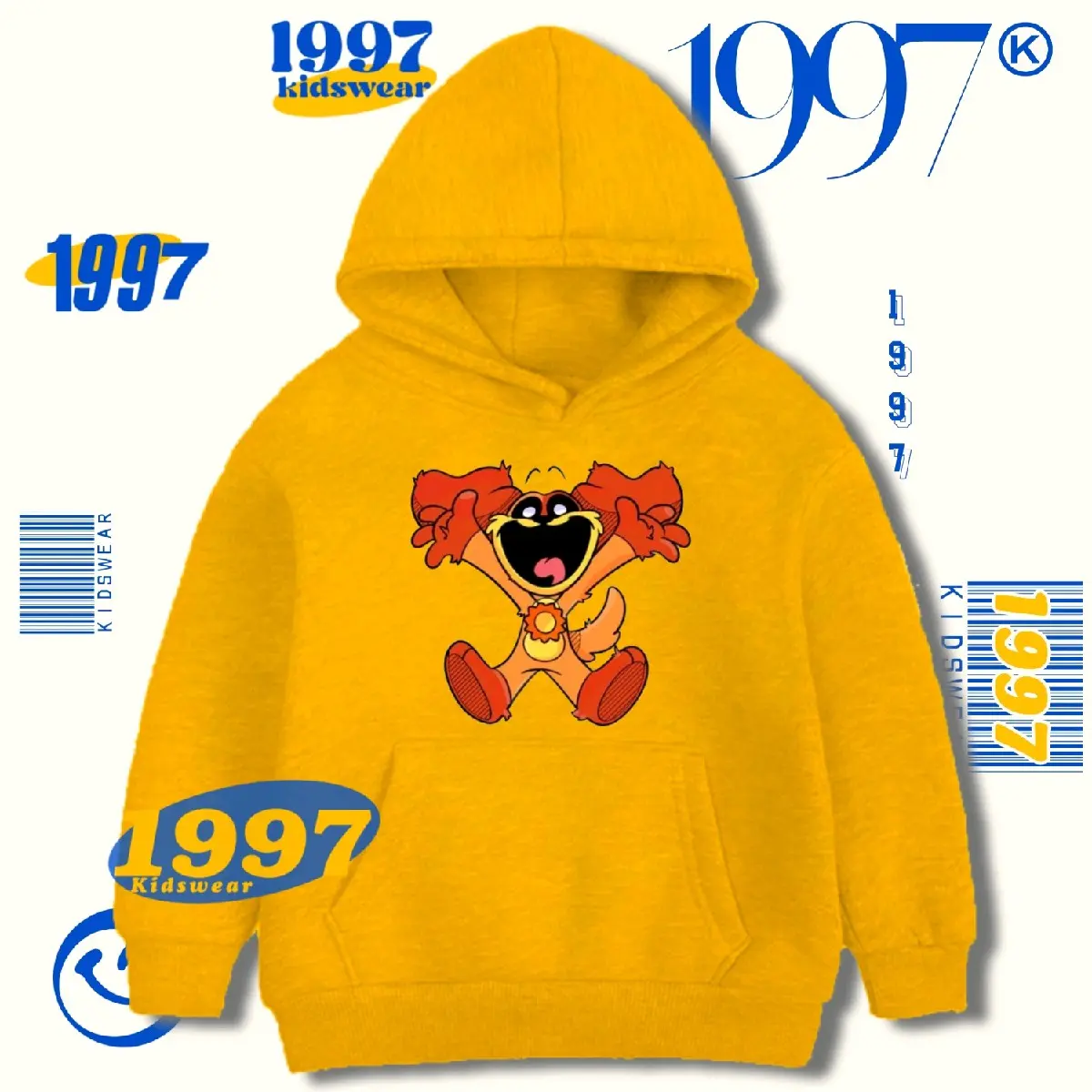 Jaket Baju Anak - Hoodie Sweater Jumper Smiling Critters Catnap & Dogday Poppy Playtime Chapter 3 Gambar Boneka Smiling Kriters Kritters Criters CandyFloss Hoppy Hopscotch Bobby Bearhug Kids Jacket Murah Kaos Baju Tshirt Perempuan Laki Laki Unisex - 003