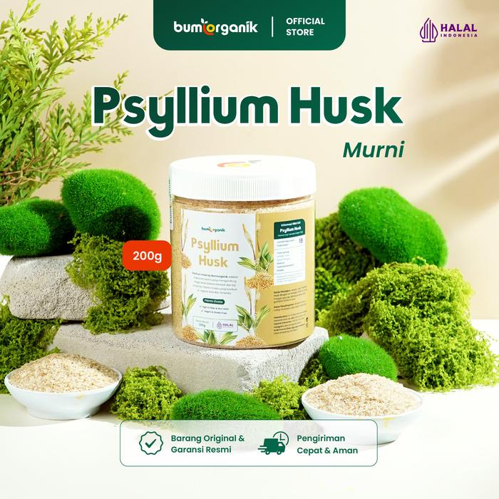 Gambar PSYLLIUM HUSK 200G - BUMI ORGANIK dari Bumi Organik_NEW Kota Bogor Tokopedia