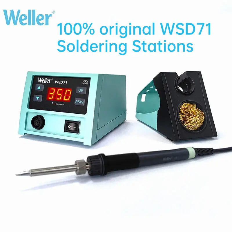 Weller WSD71 Soldering Station 100% Original 220V 70W Lead-free Professional Soldering Iron Welding Tool for PCB IC Repair