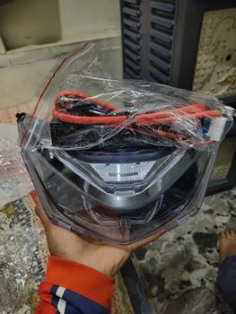Product Review of Reflektor lampu depan BEAT DELUXE BILED GEN 1 2020-2023 MATRIX X1 ukuran 4,5 inc Motorcycle Foto from P**🤙 2