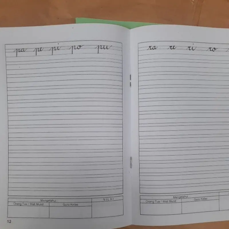 Latihan Menulis Huruf Sambung - untuk TK/ PAUD 7