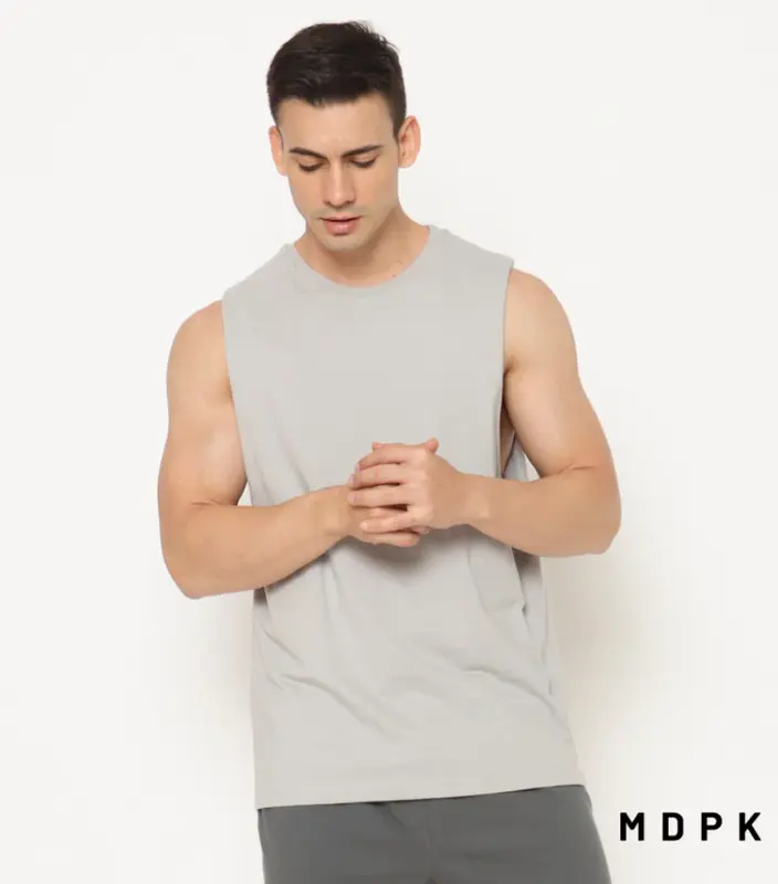 MDPK - Basic Tank - Tanktop Pria - Muscle - Gym Tank 5