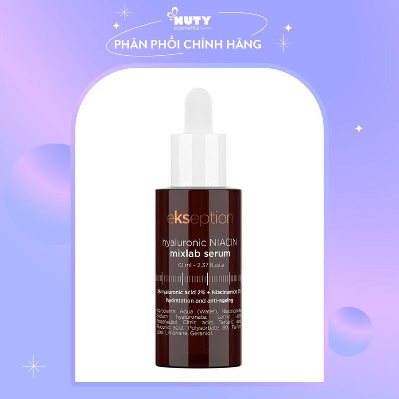  Tinh Chất Dưỡng Sáng Da Mờ Thâm Mụn Ekseption Hyaluronic Niacin Mixlab 75ml  | NUTY cosmetics beautiful life 