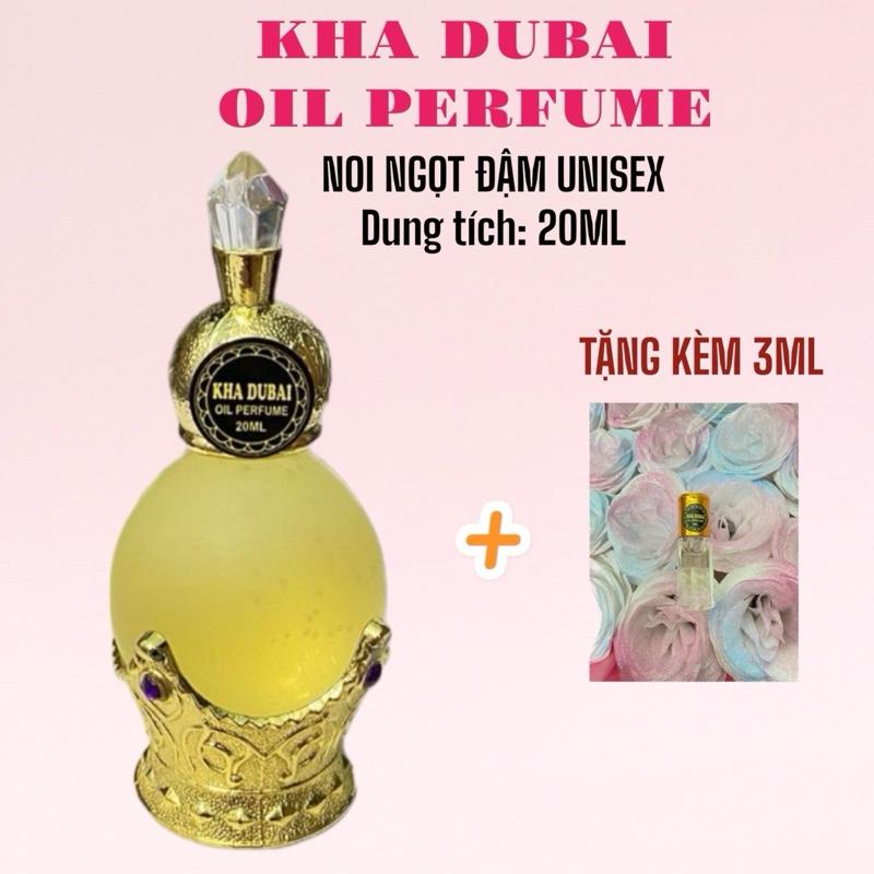 KÈM 3ML NOI20 - Tinh dầu nước hoa Kha Dubai oil perfume 20ml hương NOI ngọt đậm sang trọng Unisex