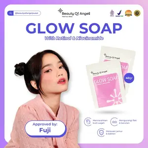 [BISA COD] Fuji Approved Sabun Beauty Of Angel Glow Soap Retinol Niacinamide Sabun Kecantikan Sabun Pencerah Wajah Aman Untuk Busui Mencerahkan Melembabkan Kulit Kering Kulit Kusam Permanen Paket Skincare Richard Lee Sabun Pemutih Badan