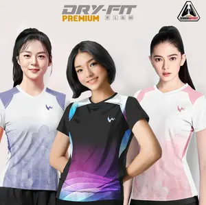 BCW Wins Lova Baju Olahraga Premium Cewe Baju Badminton Wanita Baju Volly Cewek Print Sport Phoenix