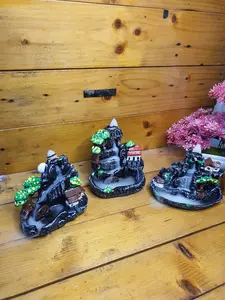 Tempat Dupa Kerucut Asap Bawah -  Tempat Dupa Air Terjun