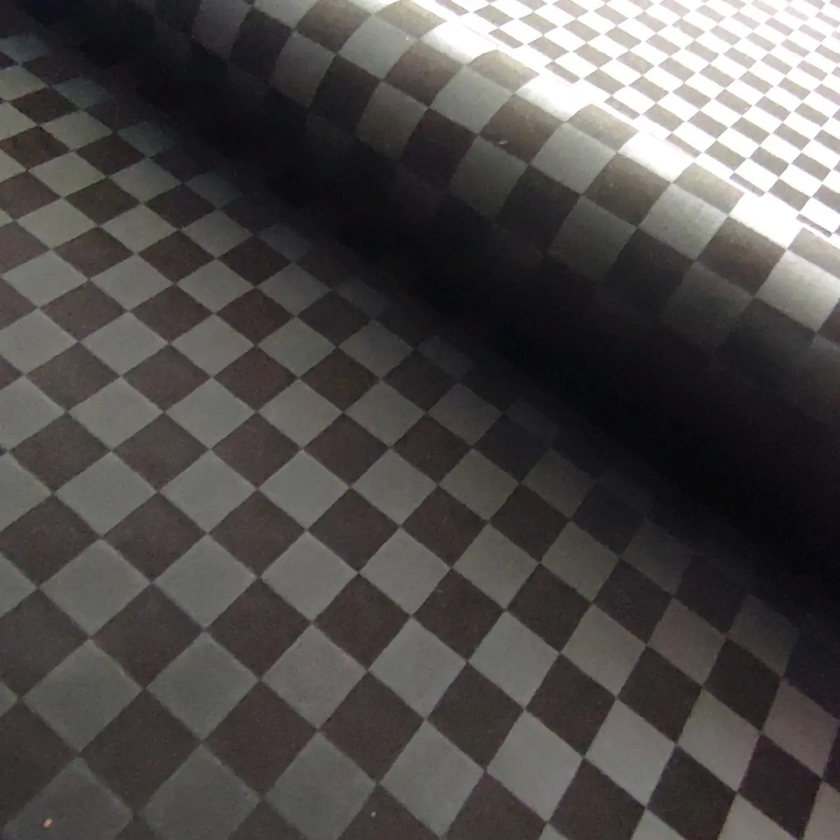 Kulit sarung jok motor motif CATUR 3D bahan tebel