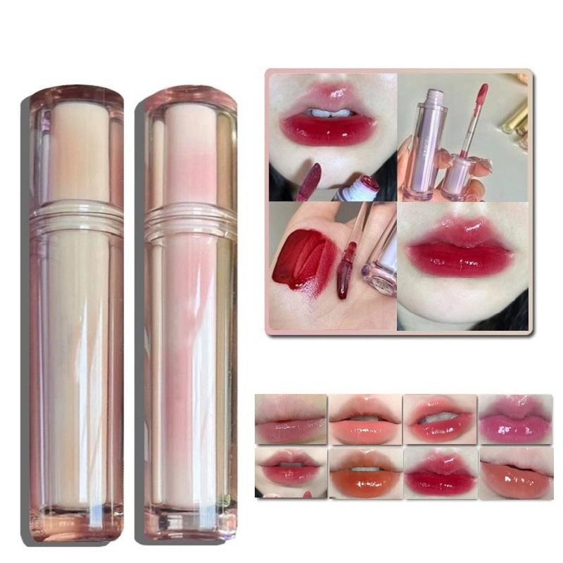 Son Môi Nữ, OULESONG, 8 Màu, Không Thấm Nước, Lâu Trôi, Dưỡng Ẩm, Sắc Tố Rực Rỡ, Gợi Cảm, Son Bóng, Trang Điểm Nữ