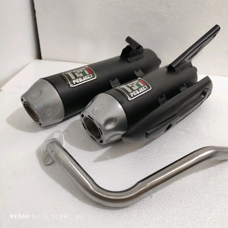 Knalpot copy Tzm Beat Scoopy Vario 125 Vario 150 Nmax Pcx Aerox Standar Racing Bass adem Baud Baut Mesin Motor Slincer Tameng Motorcycle 2