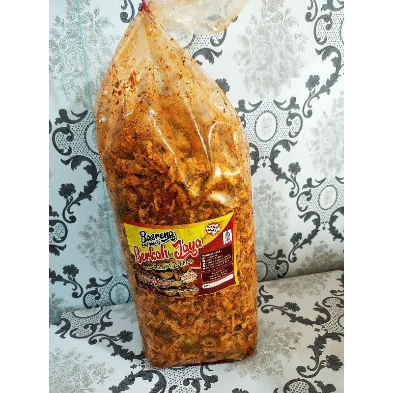 1 BALL ISI 2 KG BASRENG REMPAH PEDAS DAUN JERUK Snack Food 1