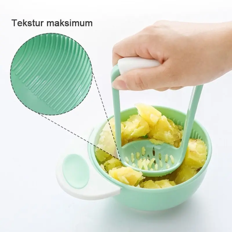 WDS Baby Food Maker Alat Makan Bayi Mangkok Mpasi Grinding Bowl Alat Pembuat Makanan Bayi B03 3