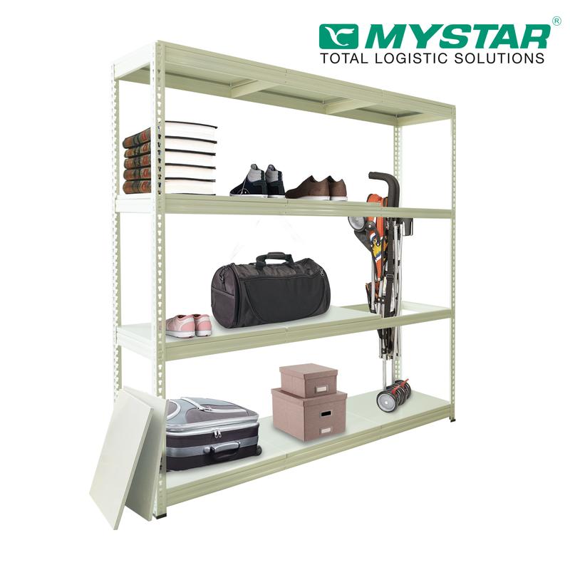 Original Advanced Adjustable MYSTAR Multiple Removeable Metal Shelves Boltless Rack for Bomb Shelter and Storeroom | 1800mm Height | Singapore Local Stock | 5