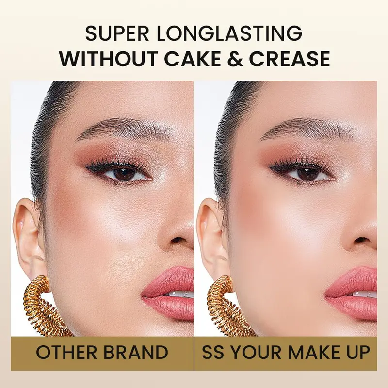 SS YOUR MAKE UP - Ivory Royal Perfect Matte Cushion Free Luxe Baked Blush Aura Peach 3
