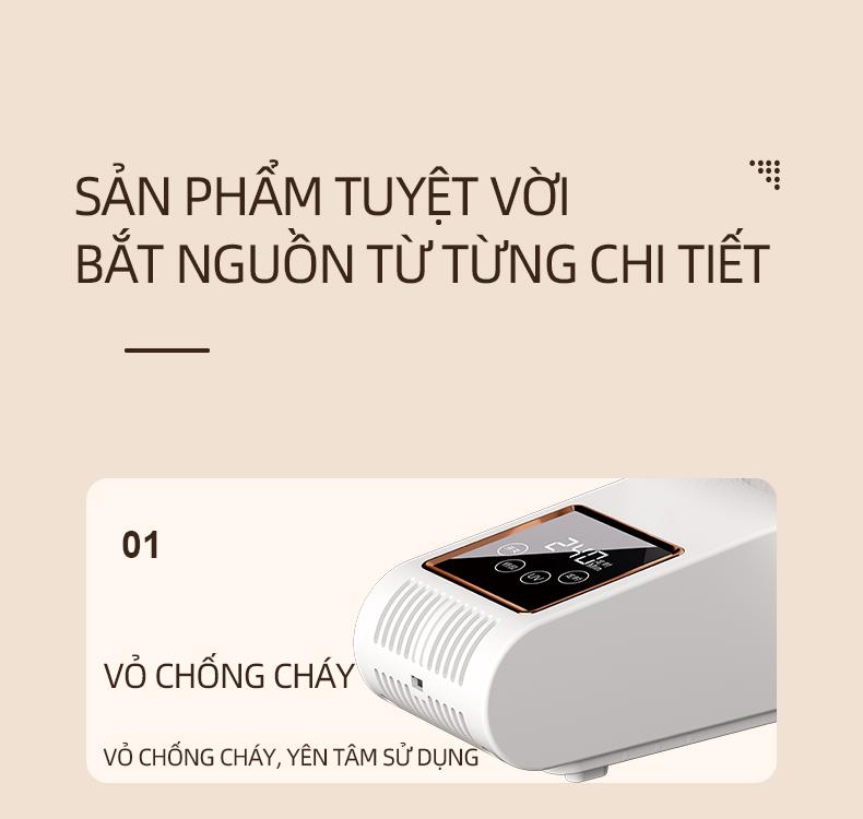Product Introduction of Máy Sấy Giày, Mẫu Mới, Điều Khiển Nhiệt Độ Thông Minh, Máy Sấy Giày Giá Đôi, Nhỏ Gọn Và Cầm Tay, Làm Khô Nhanh, Màn Hình Cảm Ứng LED, Loại Bỏ Vi Khuẩn Và Mùi Hôi, TAJASON maysay giay 15