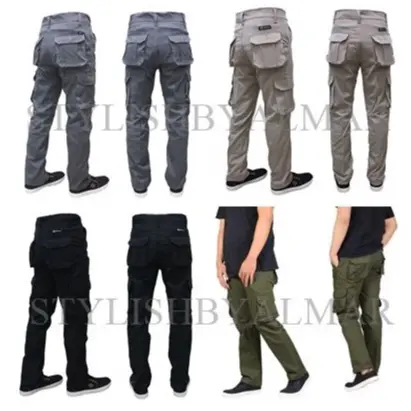 Celana Cargo Panjang Dickies Pria Cowok hitam abu hijau army cream berkualitas 1