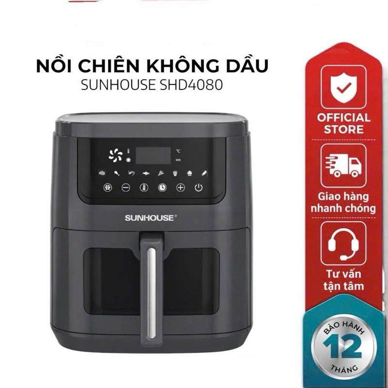 NỒI CHIÊN KHÔNG DẦU điện tử 6.5L SUNHOUSE SHD4080 model 2026