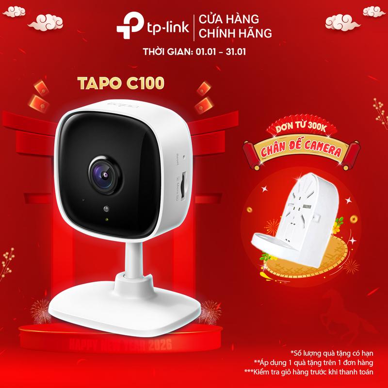  Camera WiFi Thông Minh TP-Link Tapo C100 An Ninh Cho Gia Đình 