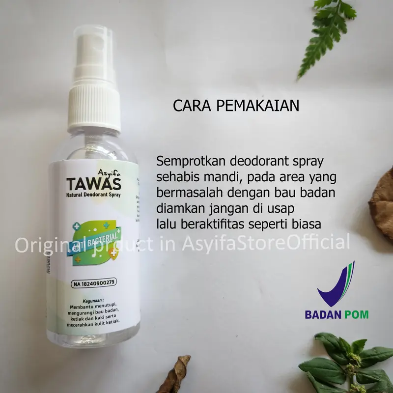 PAKET ISI 3 Tawas deodorant spray asyifa 60ml 3