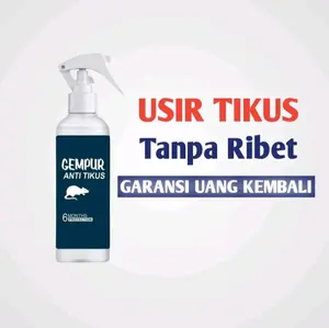 Gempur Anti Tikus - Spray Pengusir Tikus - Keropok Racun Tikus - Kamper Usir Tikus