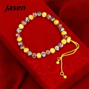 Gelang Manik  Gelang Boleh Laras, Fesyen Mewah mampu milik, Manik Bertuah Tiga Warna Rantai Bracelets