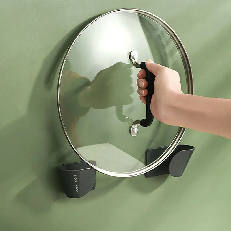 NOOTH Rak Gantung Tutup Panci Rack Holder Hanging Wall Mounted 2 PCS - J192 0