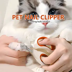 Gunting Kuku Hewan Peliharaan Pet Nail Clipper - Stainless Steel Anti Slip untuk Anjing Kucing Kelinci