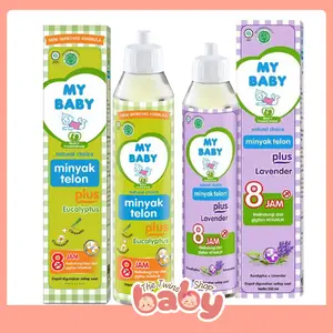 MY BABY Minyak Telon Plus Eucalyptus dan Lavender  Minyak Bayi Anti Nyamuk Tahan Lama 8 Jam 150ml