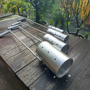 alat pelubang plastik mulsa model bakar tersedia berbagai macam ukuran 5cm | 7,5cm | 9cm | 12cm