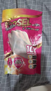 Product Review of ROSEL Sabun Gluta Putih 50g x 5 Ketul Deep Cleansing, Whitening & Acne Control from A**8 0