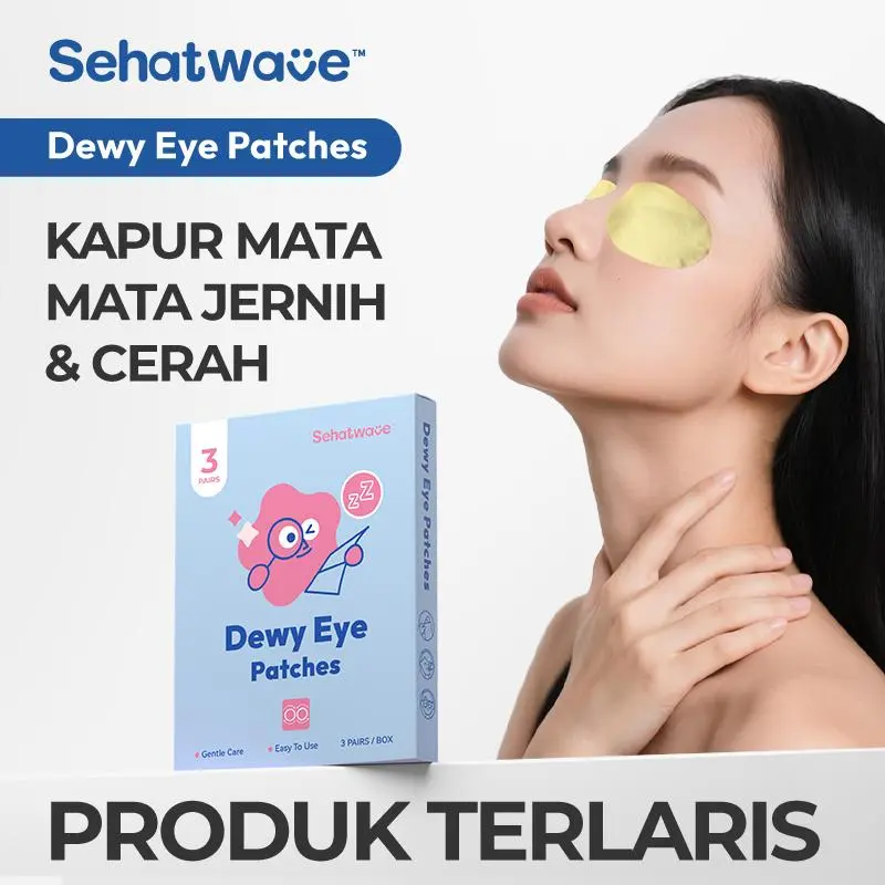 【Baru】Sehatwave Dewy Eye Patches Penutup Mata Vision 3pasang-Lutein Molekul KecilMelembapkan mata