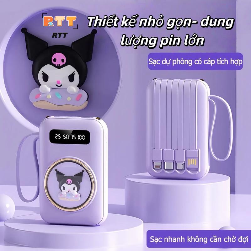  Pin dự phòng 20000mAh - Thiết kế nhỏ gọn phụ kiện sạc điện thoại di động phù hợp với nhiều thiết bị. Dung lượng pin lớn màn hình LED hiển thị phần trăm pin thích hợp mang theo khi đi du lịch công tác hoặc sử dụng hàng ngày. 