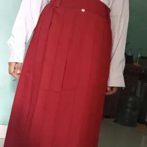 Seragam Sekolah SD Rok Rempel Panjang Merah Coklat Hijau Putih Hitam Anak Perempuan Kelas 1-6 Bahan Master