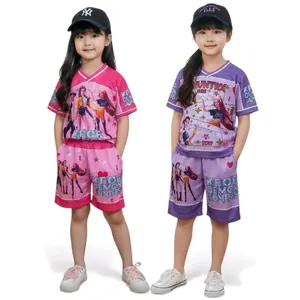 SETELAN JERSEY ANAK PEREMPUAN USIA 1-10 TH BAHAN MILANO FULL PRINTING PREMIUM KENYAMANAN Maksimal & Tampilan Menarik