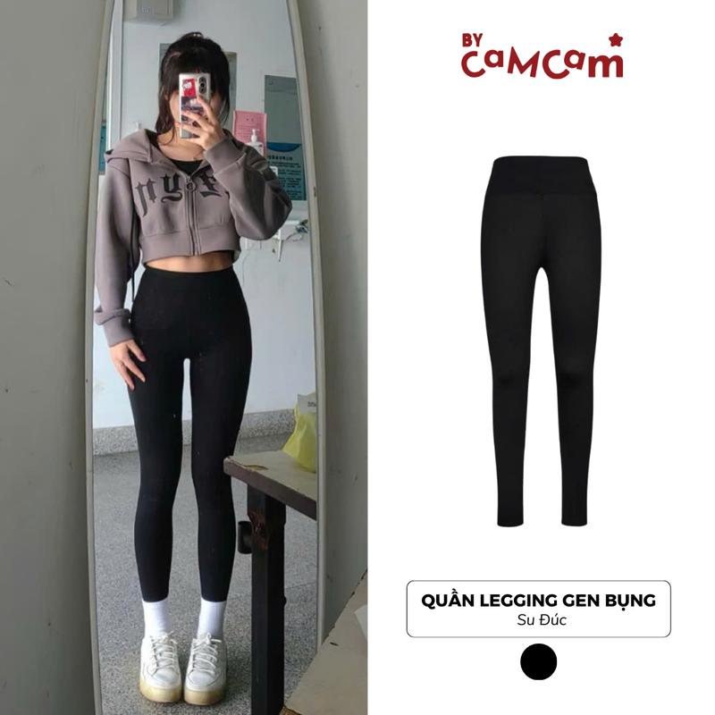  Quần Legging Nữ Dáng Dài  Cạp Cao Gen Bụng Tập Gym Yoga Ôm Sát Nâng Mông Co Giãn QLD323 