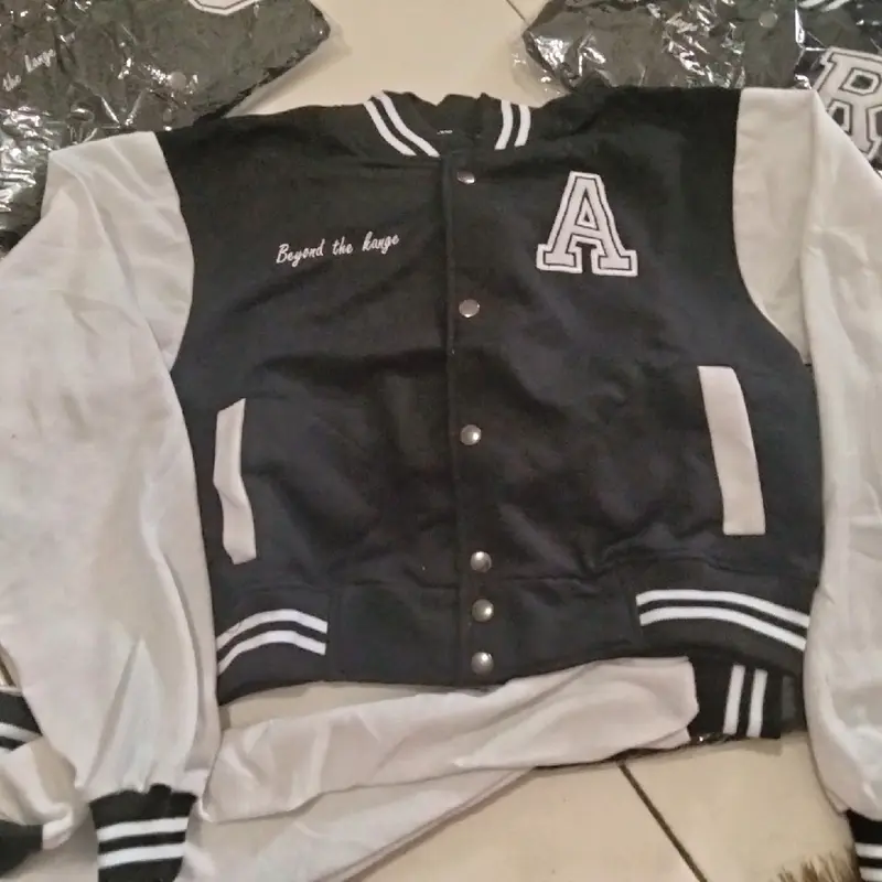 jake crope,jaket baseball,jaket crope inisial bordir,jaket crope terbaru 4