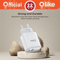 Gambar Olike C203 Charger Dual Port USB Micro + Type-C 12W 2.4A Smart Protection - SATUAN ECERAN - Hitam dari Liem Group Kota Administrasi Jakarta Barat 3 Tokopedia