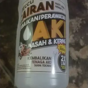 FitEccu Air Aki Kering Cairan Vitamin Perbaikan Perawatan Aki Eccu Kering Basah Motor Mobil - Memperbaiki & Meningkatkan Daya Aki