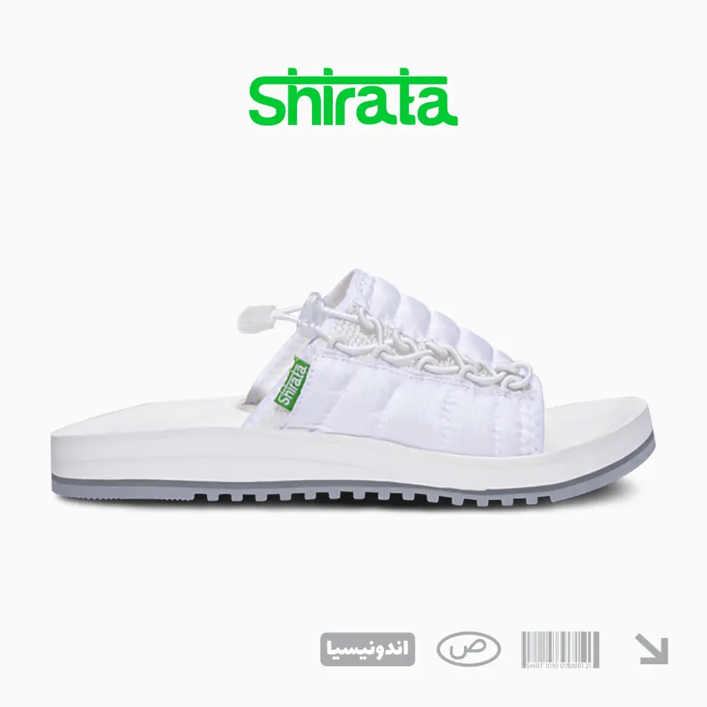 Shirata Iram White - Sandal Slop Pria Dewasa