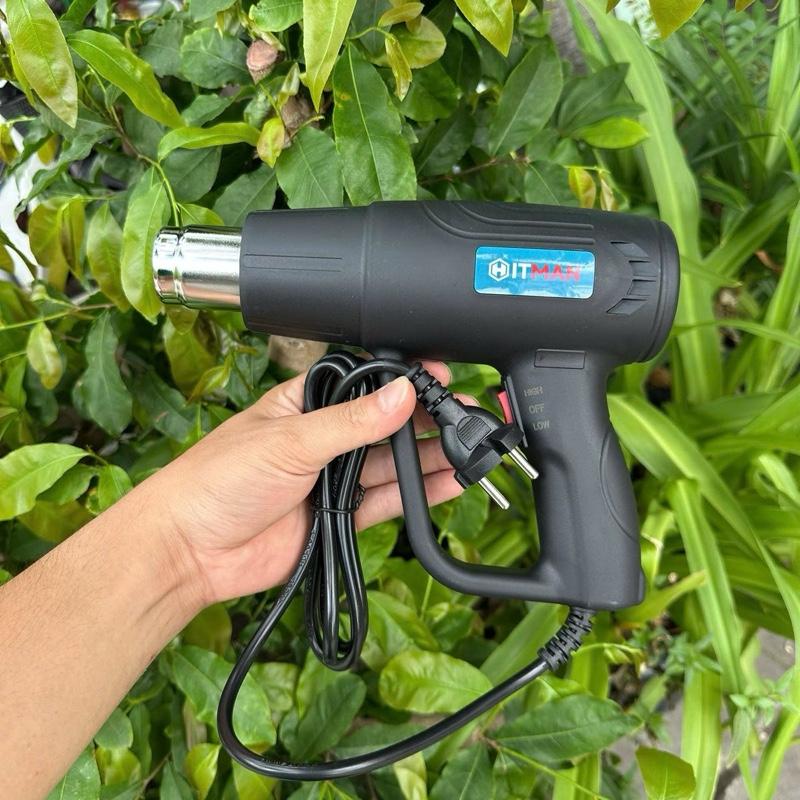 Máy Khò Nhiệt, máy Khò Hơi Nóng, Nhiệt Màng Co, Bọc Giỏ Quà, Dán Decal, Thổi Hơi Nóng 2000w