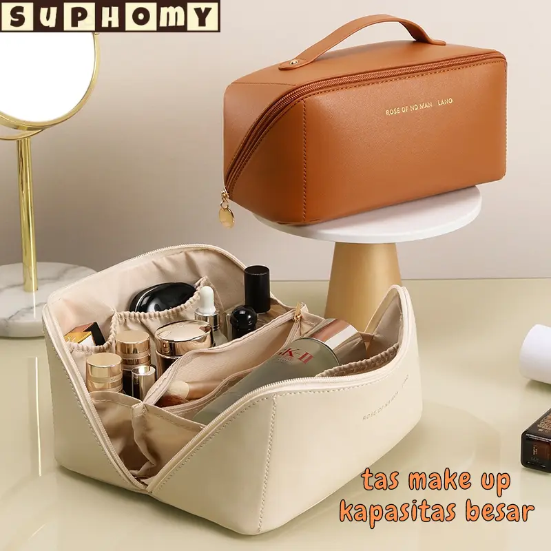 Tas Kosmetik Tas Alat MakeUp Cosmetic Bag Organizer Tas MakeUp Wanita Tas Kosmetik Anti Air Tas Kosmetik