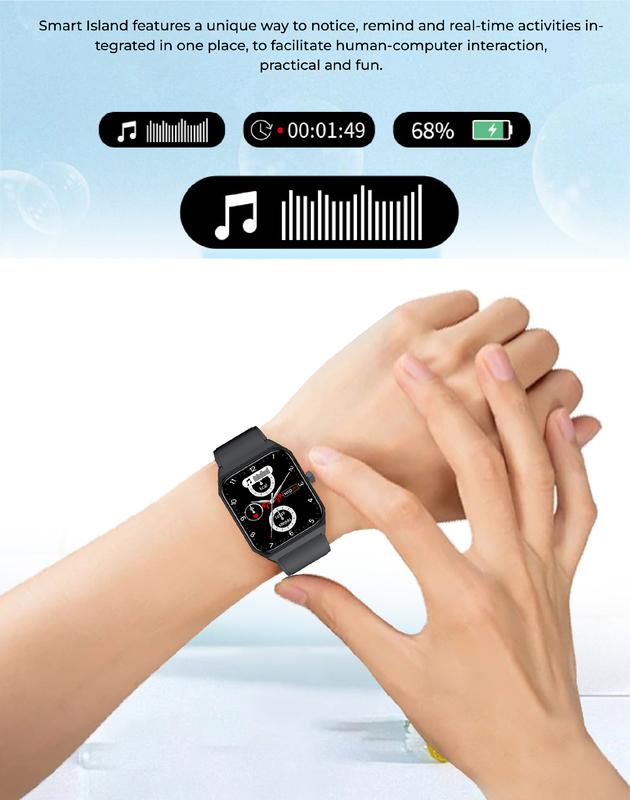 [ BONUS JAM TANGAN DIGITAL & KABEL DATA ] Smartwatch Running sport Aibro F6 Jam Tangan Pintar F6 Olahraga Sport Layar 1.85 Inch Full HD IPS IPX67 Water Resistance Bluetooth Call Rubber Sporty Wireless 5