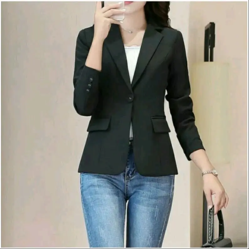Jas wanita Blazer wanita Korean Style