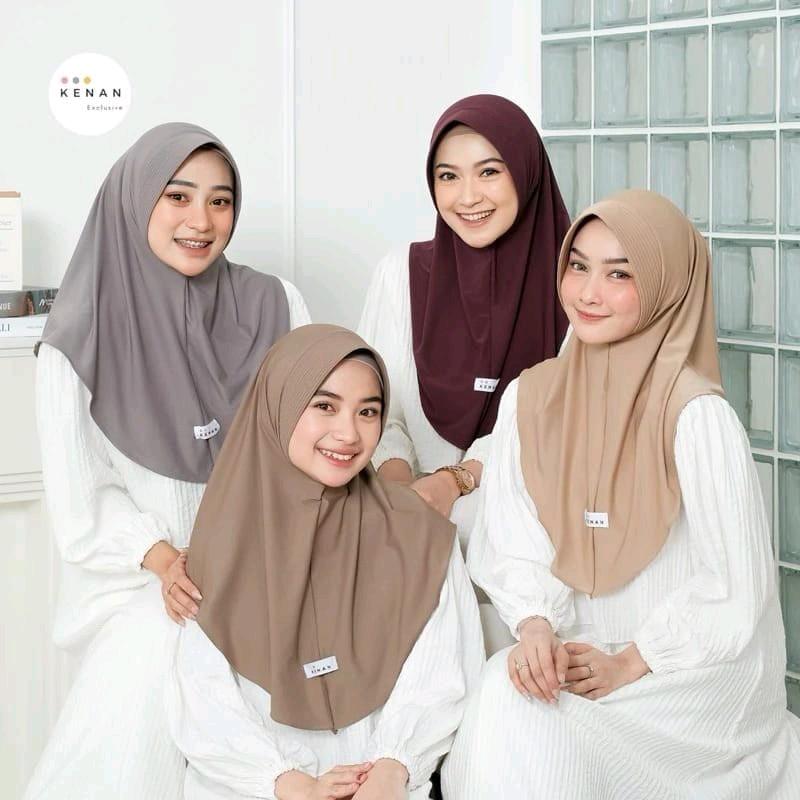 Kenan Hijab Instan Dzevada Size M / Instan Hijab Matt Jersey 0